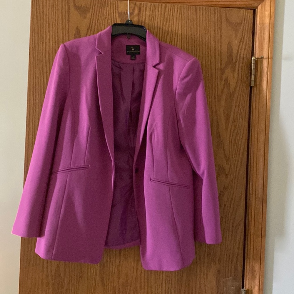Purple Suit Jacket, Size Large